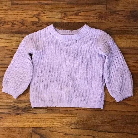 GB Girls Gianni Bini Lavender Knit Pullover Sweater 
Size XS 4 / 5 Extra… - Picture 7 of 12